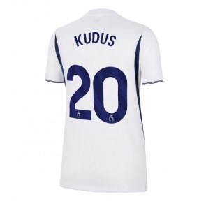 Tottenham Hotspur Mohammed Kudus #20 Domaci Dres za Ženska 2026-27 Kratak Rukavima
